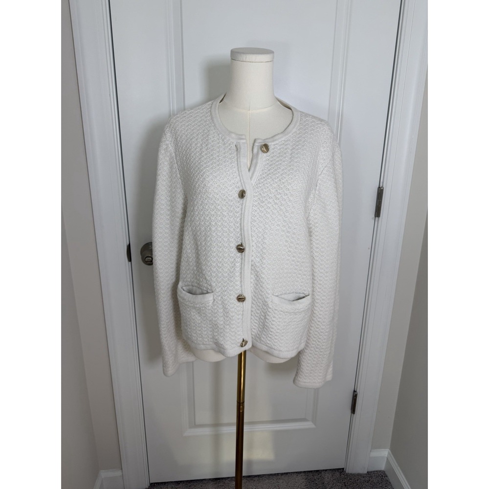 Abercrombie & Fitch Women's Cable Knit Cardigan Sweater Size XL
